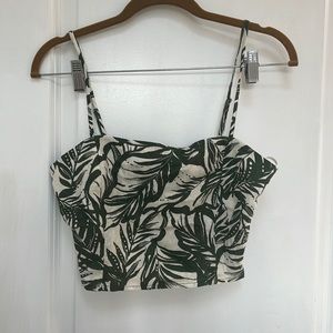BRAND NEW FLORAL CROP TOP